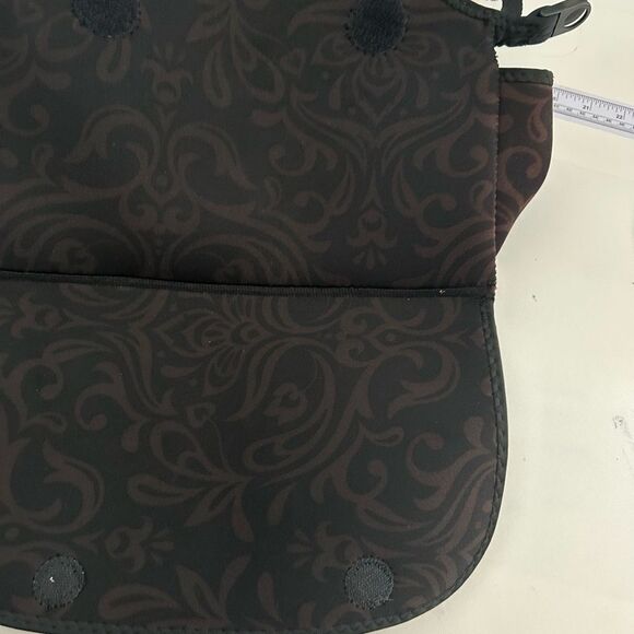 Built Day Tripper Stroller Organizer Black Paisley Night Damask Great Condition - Picture 2 of 12